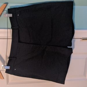 Black shorts size 8